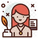 Schriftsteller Symbol