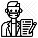 Schriftsteller Autor Mann Symbol