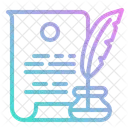 Schriftsteller  Symbol