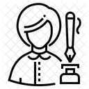 Schriftsteller  Symbol