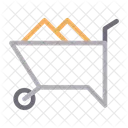 Schubkarre Sackkarre Bergwerk Symbol