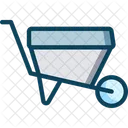 Schubkarre Schubkarre Bergbaukarre Symbol