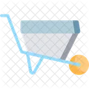 Schubkarre Schubkarre Bergbaukarre Symbol