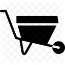 Schubkarre Schubkarre Bergbaukarre Symbol