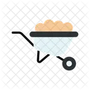 Schubkarre Bergbaukarre Baukarre Symbol