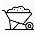 Schubkarre Handkarre Handkarren Symbol