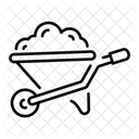 Schubkarre Handwagen Fahrzeug Symbol