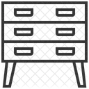 Schublade Schrank Dekoration Symbol