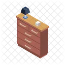 Schublade Holz  Symbol
