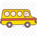 Kinderspielzeug Cartoon Bus Fahrzeug Symbol