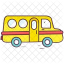 Kinderspielzeug Cartoon Bus Fahrzeug Symbol