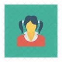 Student Schulmadchen Madchen Symbol