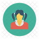 Student Schulmadchen Madchen Symbol