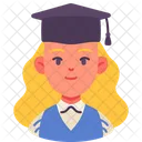 Frau Avatar Studentin Symbol