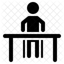 Schuler Sitzend Bank Symbol