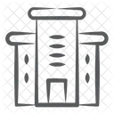 Schulgebäude  Symbol
