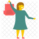 Student Schulerin Schulerin Symbol