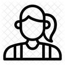 Schulmadchen Madchen Frau Symbol