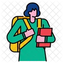 Schulmadchen Schule Madchen Symbol