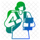 Schulmädchen  Symbol