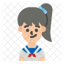 Schulmädchen  Symbol