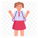 Schulmädchen  Symbol