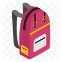 Schultasche Schulerrucksack Schulutensilien Symbol