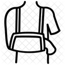 Schulterimmobilisator Orthopadie Schulterluxation Symbol
