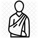 Schulterimmobilisator Orthopadie Schulterluxation Symbol