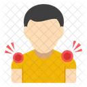 Schulterschmerzen Schulterschmerzen Patient Symbol