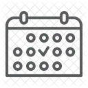 Training Zeitplan Kalender Symbol