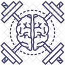 Training Gehirn Kraft Symbol