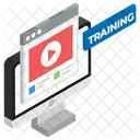 Videovorlesung E Learning Videolektion Symbol