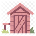 Schuppen Haus Garten Symbol