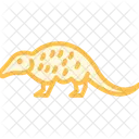 Pangolin Saugetier Schuppen Symbol