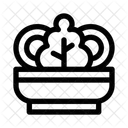 Schüssel Salat  Symbol