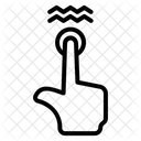 Schutteln Gesten Touchscreen Icon