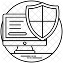 Firewall Daten Schutz Symbol