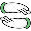 Schutzhand Sicherheitssymbol Handbewegung Symbol