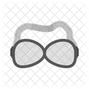 Schutzbrille Glas Icon