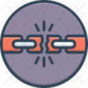 Schwach Kette Glied Symbol