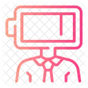 Niedriger Batteriestatus  Symbol