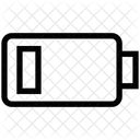 Schwache Batterie Batteriestand Niedrig Symbol