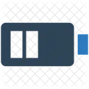 Schwache Batterie Batteriestand Niedrig Icon