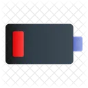 Niedriger Batteriestatus  Symbol