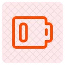 Niedriger Batteriestatus  Symbol