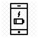 Schwacher Handy-Akku  Symbol