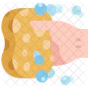 Schwamm Reinigung Waschen Symbol