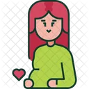 Schwanger Schwangerschaft Frau Icon