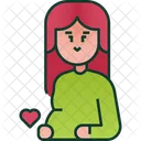 Schwanger Schwangerschaft Frau Icon